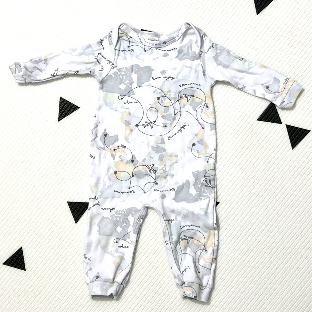 Printed Baby One Piece - Multicolor
